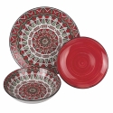 Service de vaisselle 18 pièces en porcelaine 6 personnes Maya Réductions