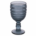 Ensemble de 6 verres en verre avec surface travaillée 280 ml Geometrie Ocean Réductions