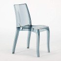 Table Carrée Blanche 70x70cm Avec 2 Chaises Colorées Et Transparentes Set Intérieur Bar Café Cristal Light Titanium Achat