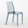 Table Carrée Blanche 70x70cm Avec 2 Chaises Colorées Et Transparentes Set Intérieur Bar Café Cristal Light Titanium Achat