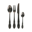 Service de 24 couverts en acier satiné style baroque Wonderland Vente