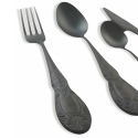 Service de 24 couverts en acier satiné style baroque Wonderland Remises