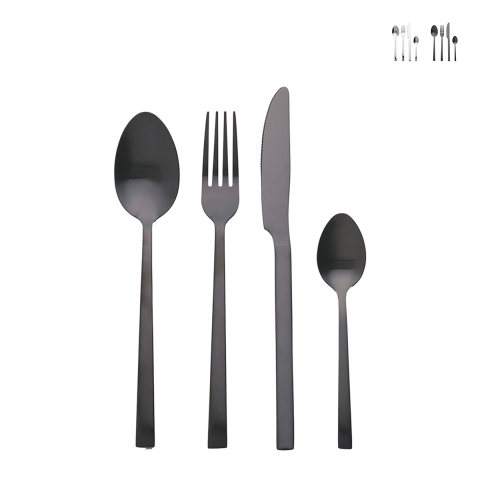 Ensemble de 24 couverts en acier inox Lexington Villa d'Este Home Tivoli Promotion