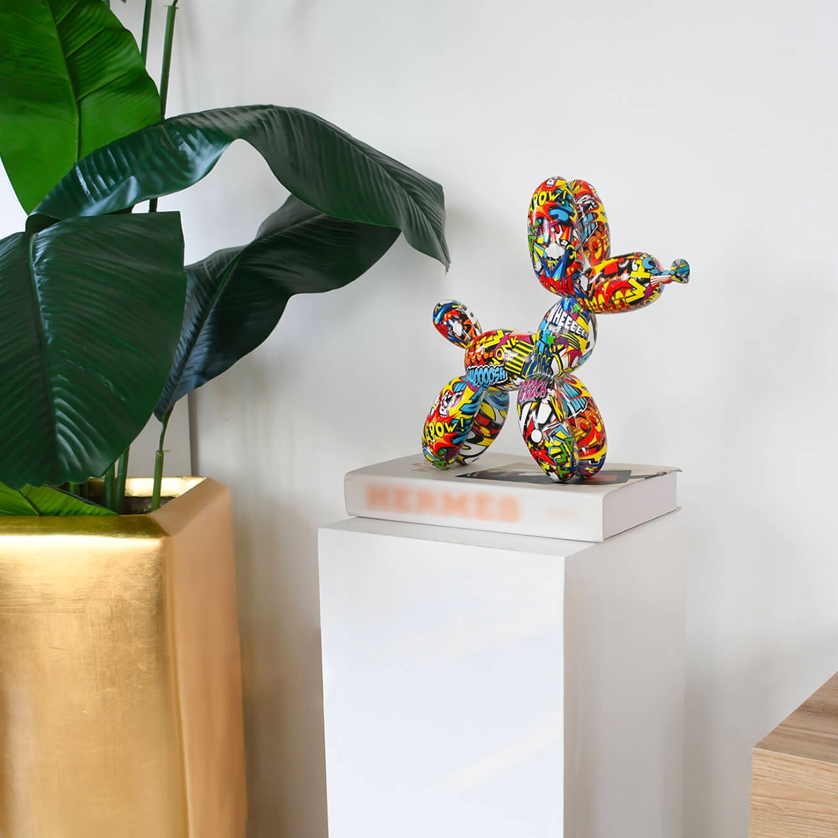 Statue moderne sculpture chien ballon pop art en résine MiniMira-PA Promotion Statue moderne sculpture chien ballon pop art en résine MiniMira-PA Promotion