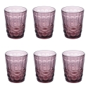Ensemble de 6 verres à eau 280 ml avec décor en relief Nobilis 2 Remises