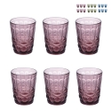 Ensemble de 6 verres à eau 280 ml avec décor en relief Nobilis 2 Offre