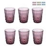 Ensemble de 6 verres à eau 280 ml avec décor en relief Nobilis 2 Offre