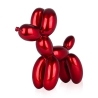 Sculpture chien ballon en résine effet métal Mira-M 