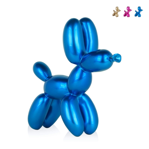 Statue design MiniMira-M chien ballon en résine laquée Promotion