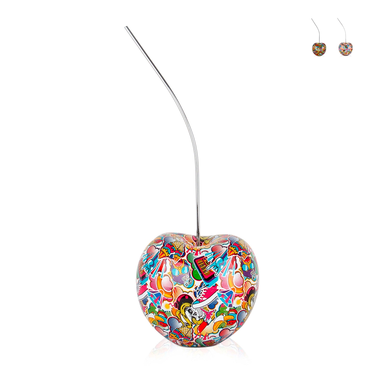 Sculpture cerise pop art en résine statue moderne BD Kora-PA Promotion Sculpture cerise pop art en résine statue moderne BD Kora-PA Promotion