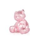 Ours moderne en résine low poly effet nacré Rimo-P Remises