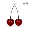 Statue moderne de couple de cerises en résine laquée Alma-L Promotion