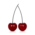 Statue moderne de couple de cerises en résine laquée Alma-L Offre