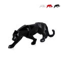 Statue moderne panthère en résine laquée low poly Kari-L Promotion