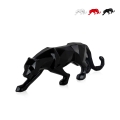 Statue moderne panthère en résine laquée low poly Kari-L Promotion