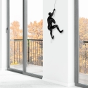 Statuette moderne d'alpiniste en résine laquée à accrocher Vero-L Vente