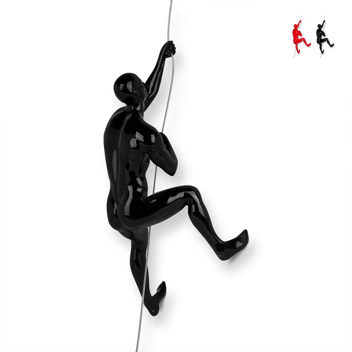 Statuette moderne d'alpiniste en résine laquée à accrocher Vero-L Promotion Statuette moderne d'alpiniste en résine laquée à accrocher Vero-L Promotion