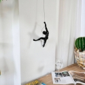 Sculpture murale en résine laquée statuette moderne escaladeur Bata-L Vente
