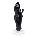 Statue moderne en résine laquée tête de cheval Knyph-L Dimensions