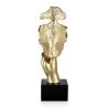 Sculpture surréaliste en résine effet métal visage masculin Lira-M Catalogue