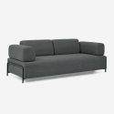 Canapé 3 places design moderne modulable avec tables basses Diadema Vente