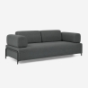 Canapé 3 places design moderne modulable avec tables basses Diadema Vente