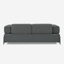 Canapé 3 places design moderne modulable avec tables basses Diadema Choix