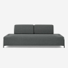 Canapé 3 places design moderne modulable avec tables basses Diadema Offre