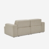 Canapé 2 places en tissu design moderne 202x100x76cm Acamar Réductions