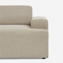 Canapé 2 places en tissu design moderne 202x100x76cm Acamar Catalogue