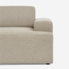 Canapé 2 places en tissu design moderne 202x100x76cm Acamar Catalogue