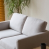 Canapé 2 places design scandinave moderne en tissu Marek Dimensions