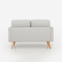 Canapé 2 places design scandinave moderne en tissu Marek Catalogue