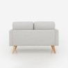 Canapé 2 places design scandinave moderne en tissu Marek Catalogue