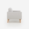 Canapé 2 places design scandinave moderne en tissu Marek Remises