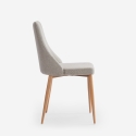 Chaise de salle à manger et cuisine rembourrée moderne en tissu Sirka Prix