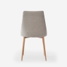 Chaise de salle à manger et cuisine rembourrée moderne en tissu Sirka Achat
