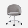 Chaise de bureau pivotante en tissu réglable en hauteur Mikro Offre