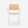 Chaise de jardin cuisine polypropylène avec accoudoirs viennois Varmi Réductions