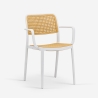 Chaise de jardin cuisine polypropylène avec accoudoirs viennois Varmi Catalogue