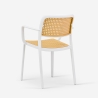 Chaise de jardin cuisine polypropylène avec accoudoirs viennois Varmi Modèle