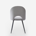 Chaise salle à manger cuisine moderne en velours rembourrée Zarda Achat