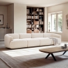 Canapé 4 places modulable en tissu design Yuna-4 Promotion