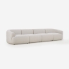 Canapé 4 places modulable en tissu design Yuna-4 Offre