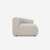 Canapé 4 places modulable avec repose-pieds design moderne Yuna-4P Dimensions