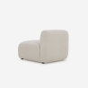 Canapé 4 places modulable avec repose-pieds design moderne Yuna-4P Achat