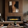 Cheminée murale au bioéthanol Biocamino 120x40 Siena 120 noir Promotion