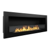 Foyer encastrable à bioéthanol mural Livorno 120 noir 120x40 Vente