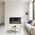 Foyer à bioéthanol encastrable d'angle 90x45 Sutri 90 Promotion