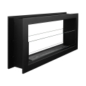 Cheminée bioéthanol encastrable double face biocamino 2 côtés 90x40 Montefalco 90 Remises